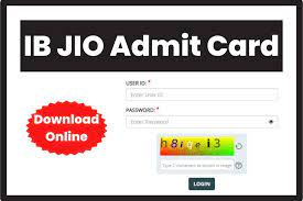 IB JIO Admit Card