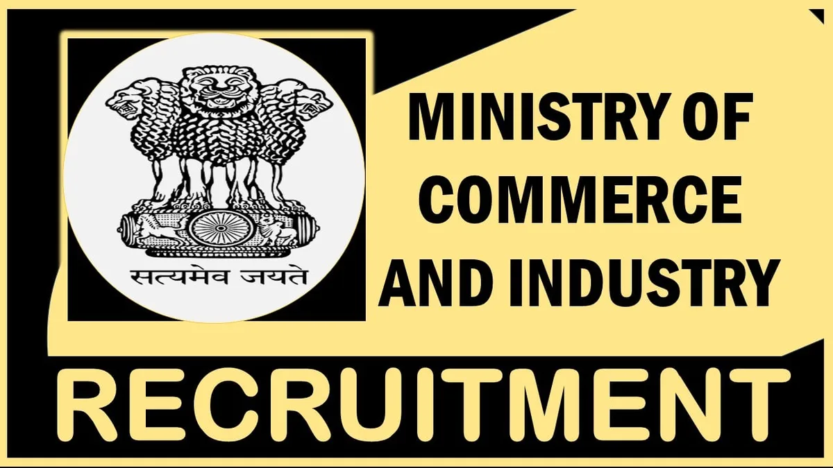 Commerce Ministry Recruitment