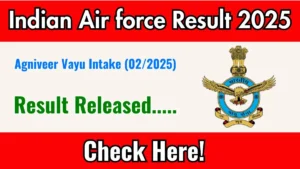 Airforce Agniveer Result 2025