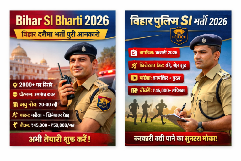 Bihar SI Bharti 2026