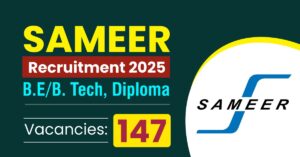 SAMEER Recruitment 2026