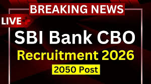 SBI CBO Recruitment 2026