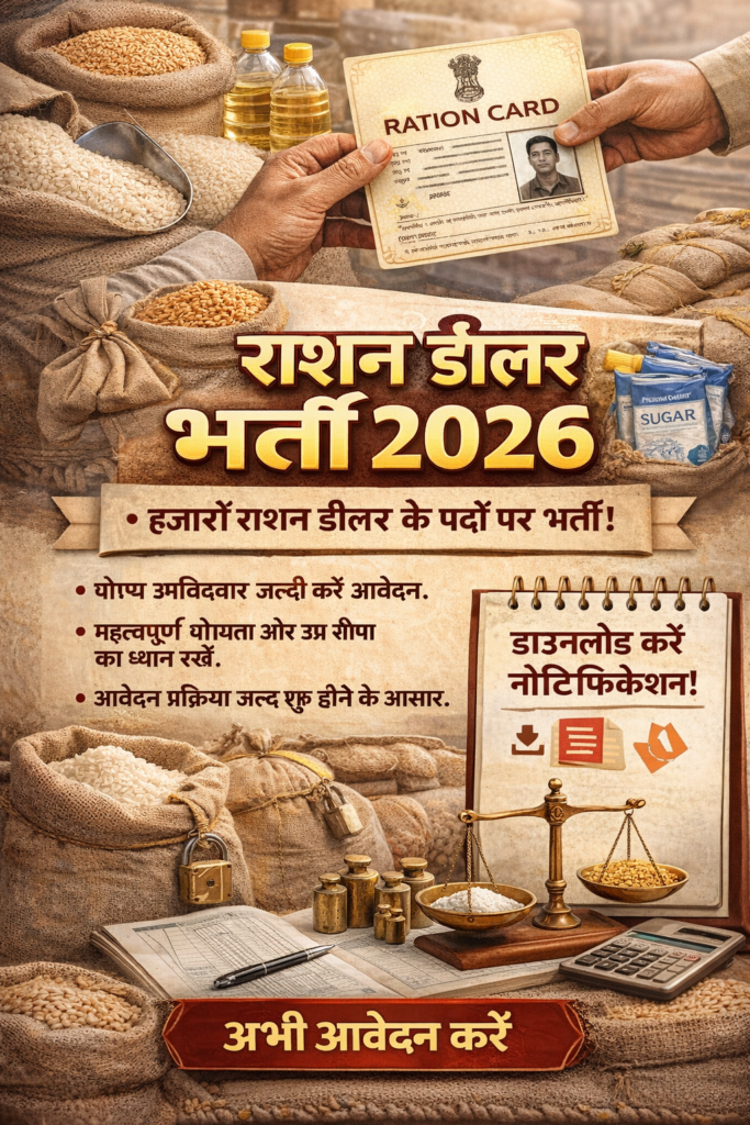 Ration Dealer Vacancy 2026
